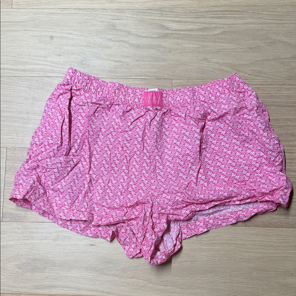 Victoria's Secret Pink Patterned Cotton Boxer Shorts